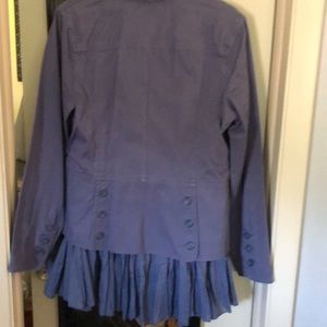 Two piece lavender Lined size 12 skirt, jacket size large
